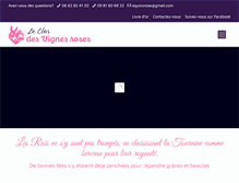 Tablet Screenshot of clos-vignesroses.fr